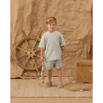 Rylee + Cru Rylee + Cru Seafoam Stripe Terry Relaxed Tee And Short Set