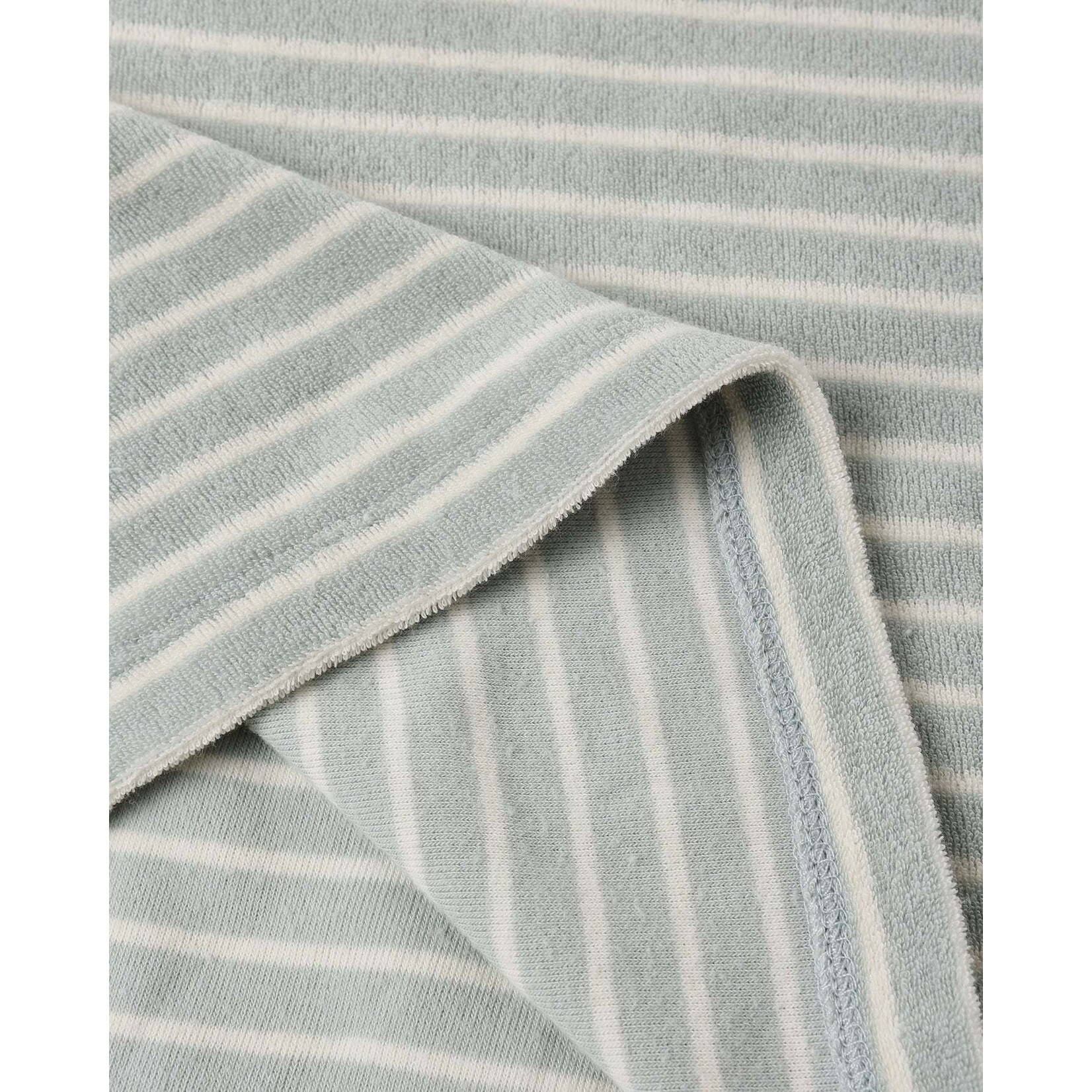 Rylee + Cru Rylee + Cru Seafoam Stripe Terry Relaxed Tee And Short Set