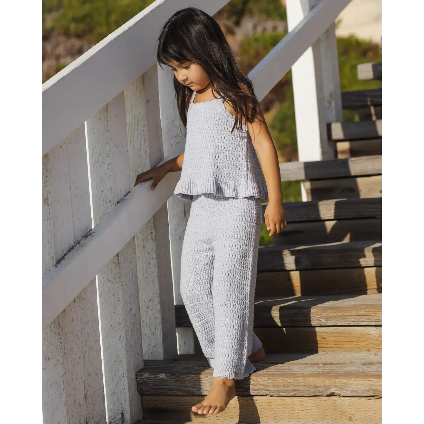 Rylee + Cru Rylee + Cru Periwinkle Mari Knit Set