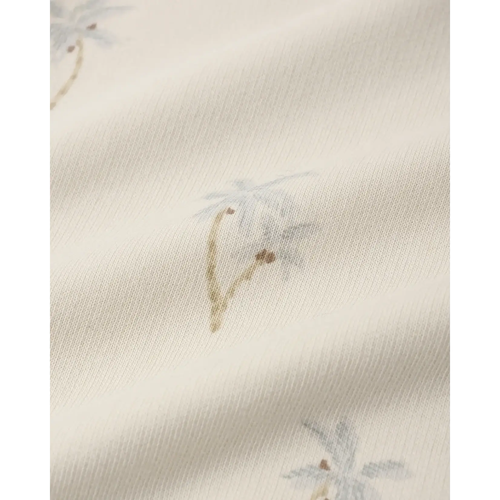 Rylee + Cru Rylee + Cru Natural Palms Terry Jumpsuit