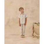 Rylee + Cru Rylee + Cru Natural Nautical Collared S/S Shirt And Ethan Trouser Set