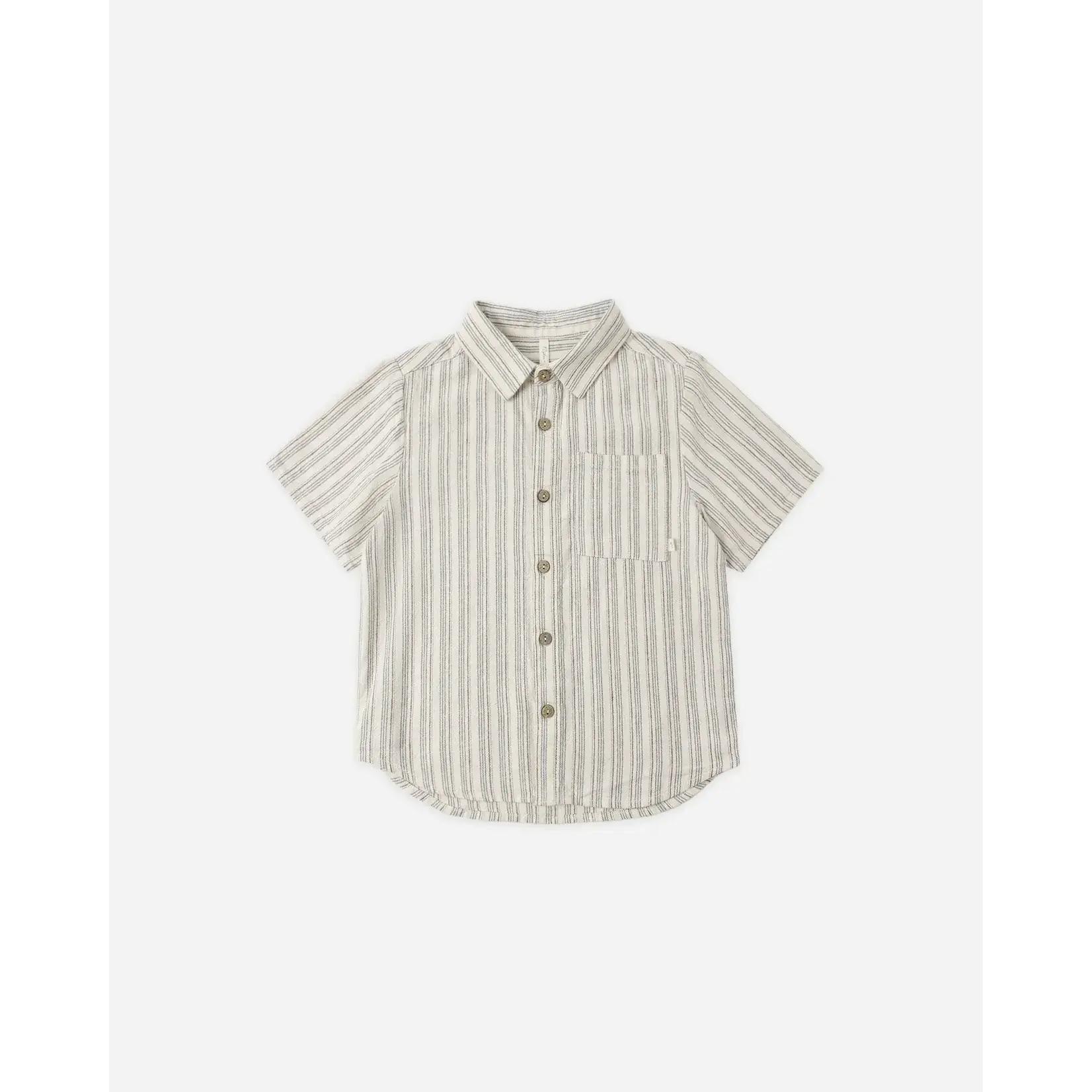 Rylee + Cru Rylee + Cru Natural Nautical Collared S/S Shirt And Ethan Trouser Set
