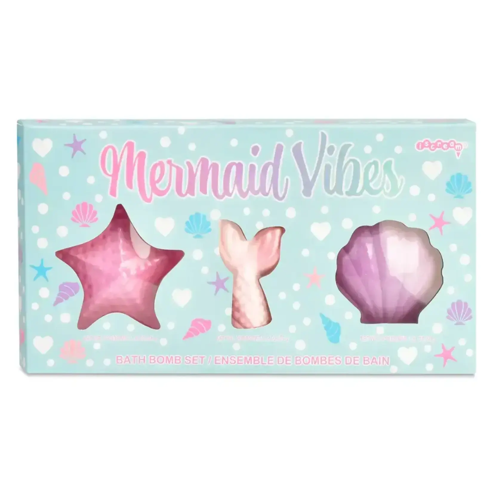 iscream Iscream Mermaid Vibes Bath Bomb Set
