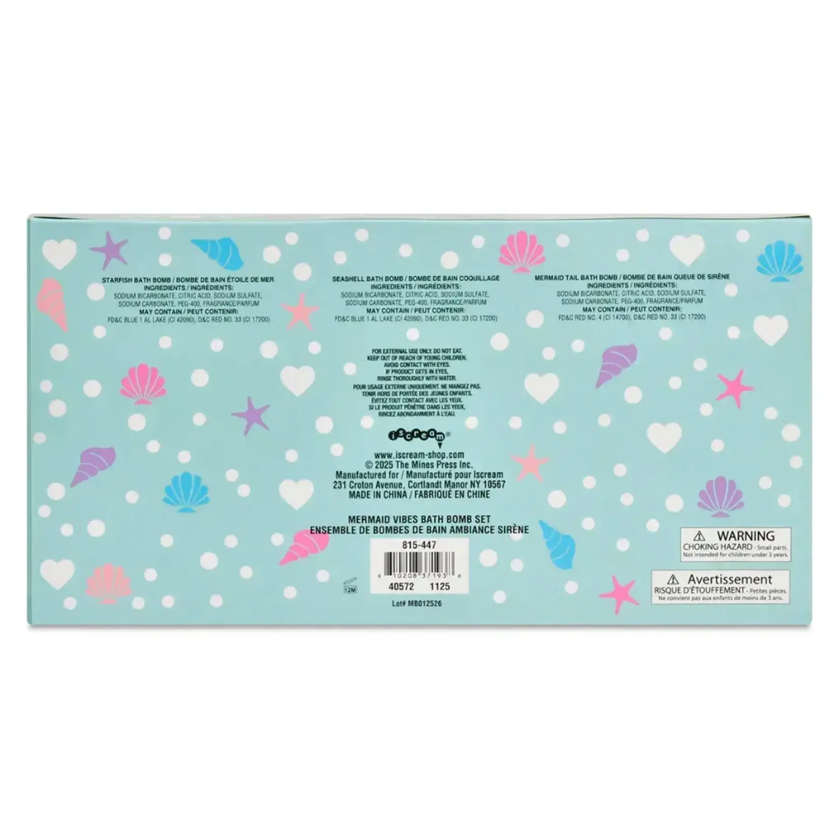 iscream Iscream Mermaid Vibes Bath Bomb Set