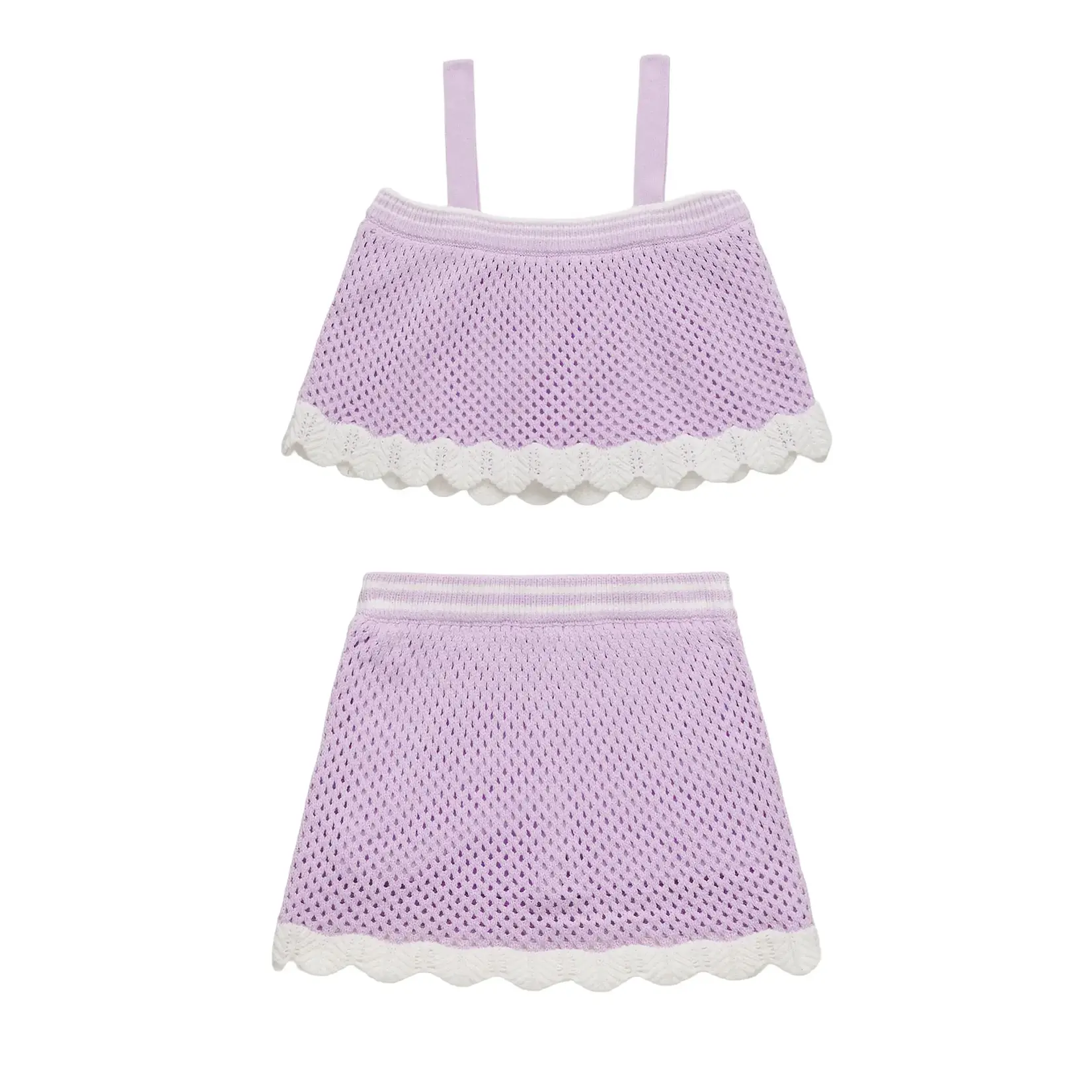 Design History Design History Laughing Lilac Combo Tank & Skort Set