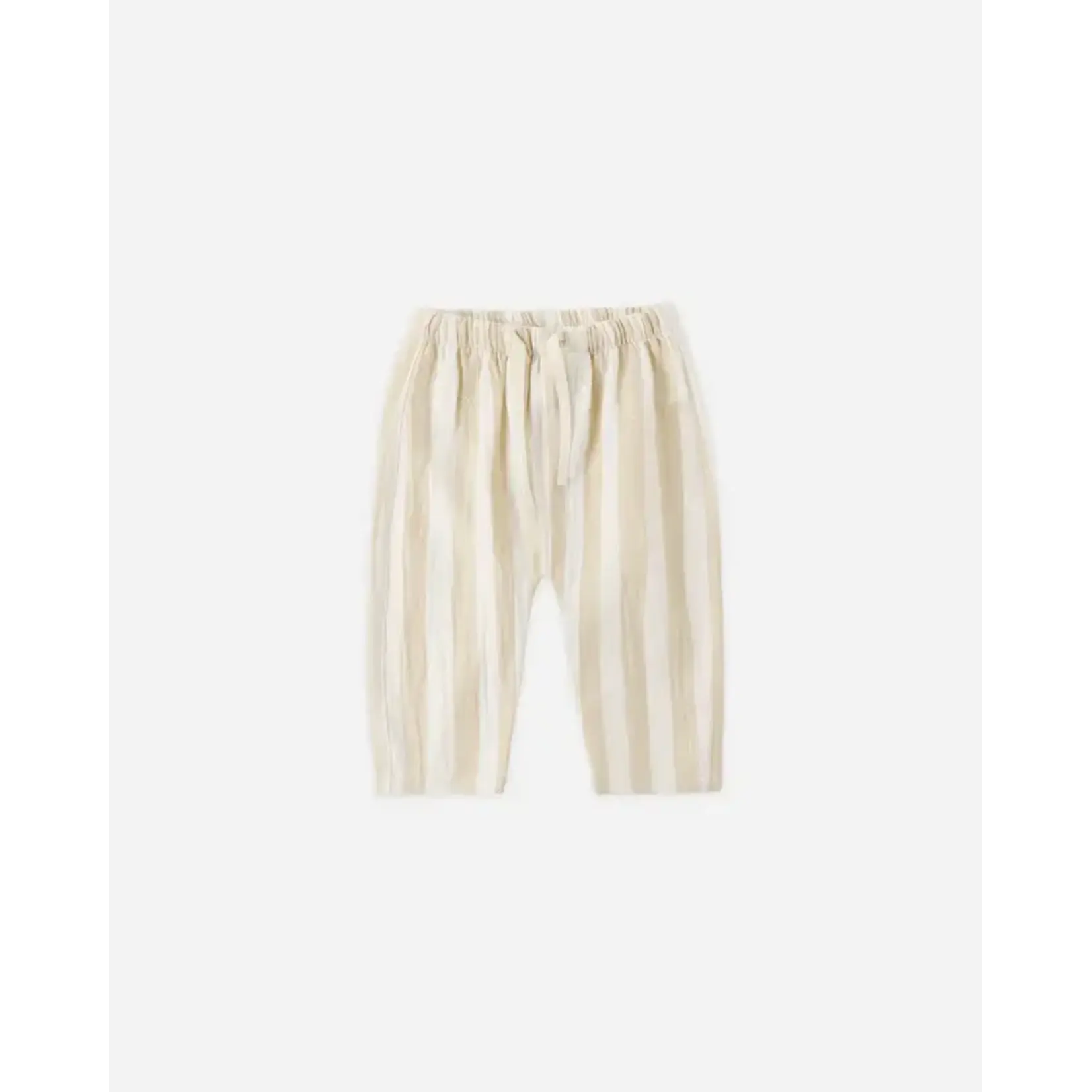 Quincy Mae Quincy Mae Butterscotch Henry Top & Summer Stripe Pant Set