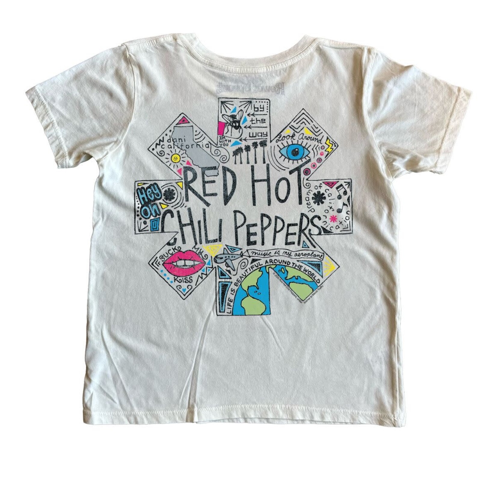 Rowdy Sprout Rowdy Sprout Vintage White Red Hot Chili Peppers s/s Tee