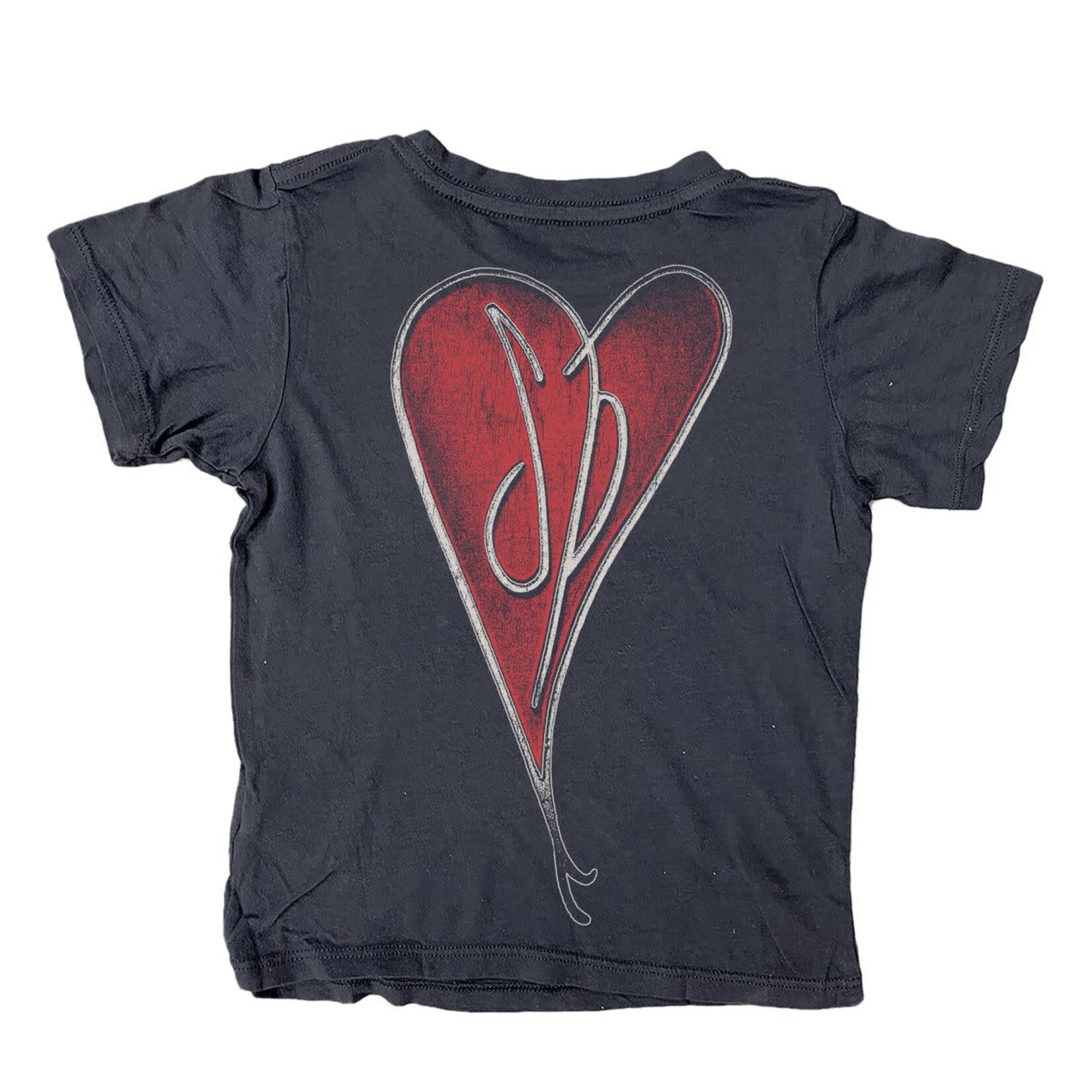 Rowdy Sprout Rowdy Sprout Washed Black Smashing Pumpkins heart s/s Tee