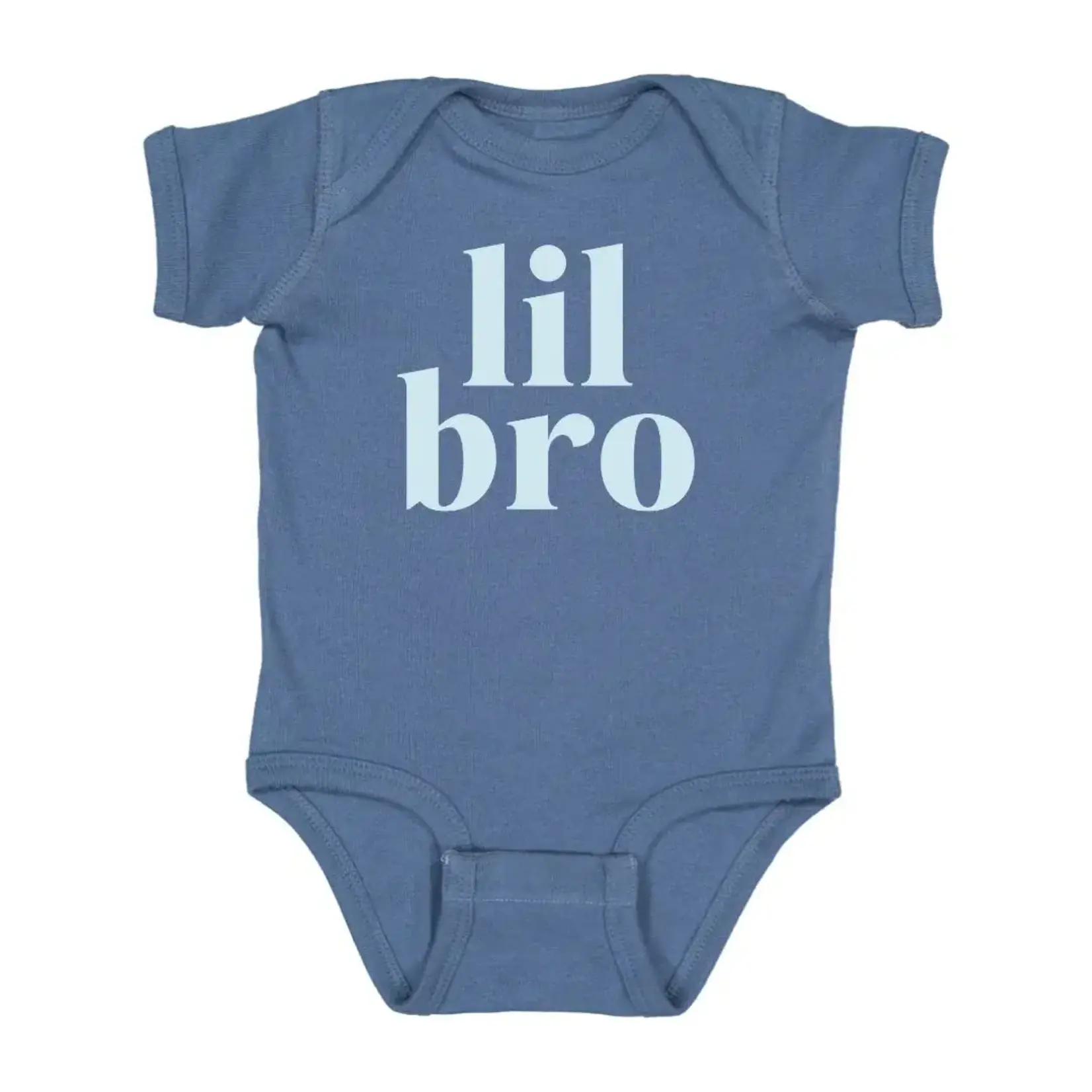 Sweet Wink Sweet Wink Indigo LilBro S/S Bodysuit