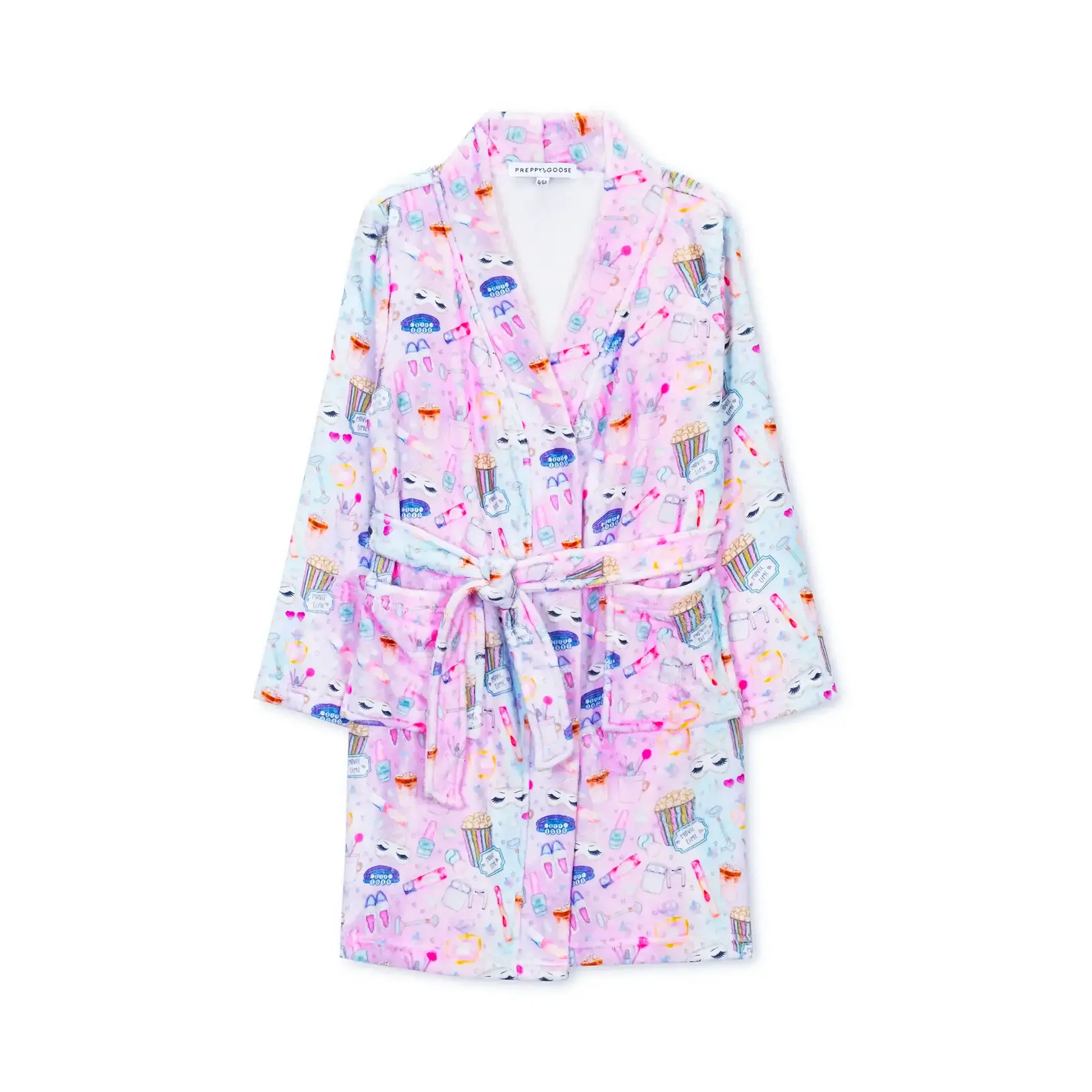 Preppy Goose Preppy Goose Multicolor Sleepover Plush Robe