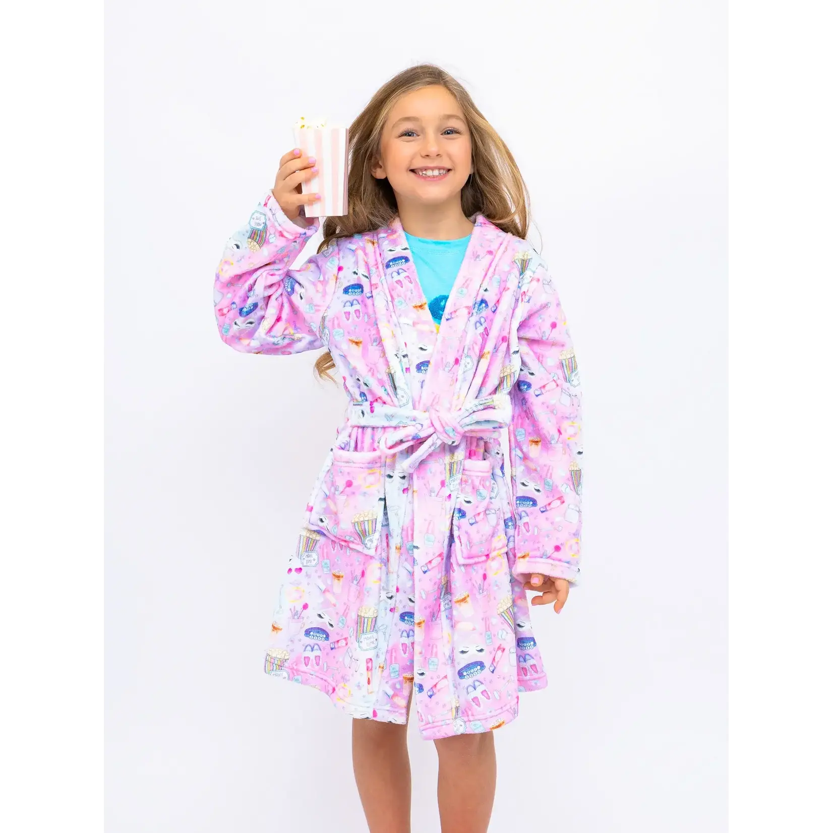 Preppy Goose Preppy Goose Multicolor Sleepover Plush Robe