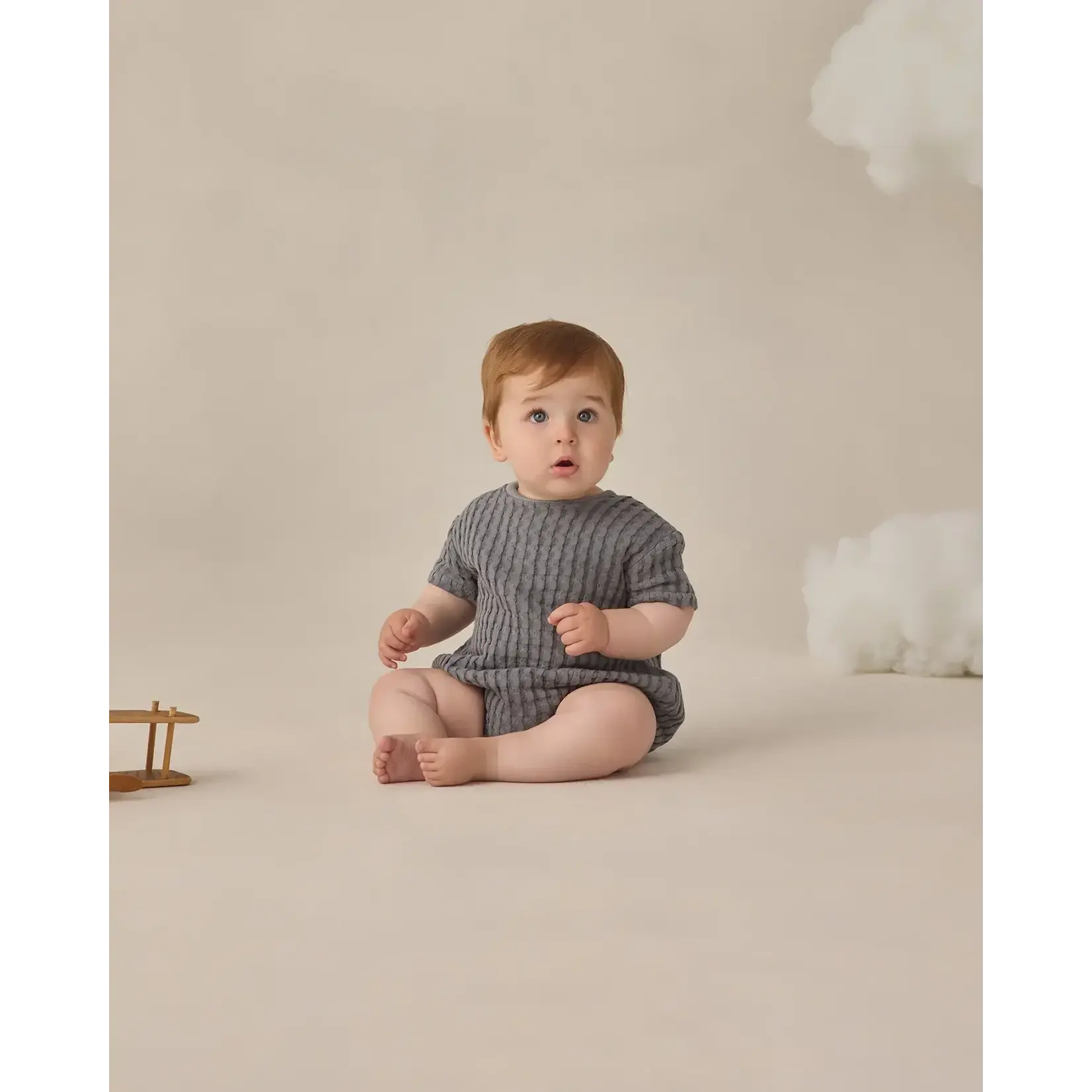 Quincy Mae Quincy Mae Ocean Relaxed Bubble Romper