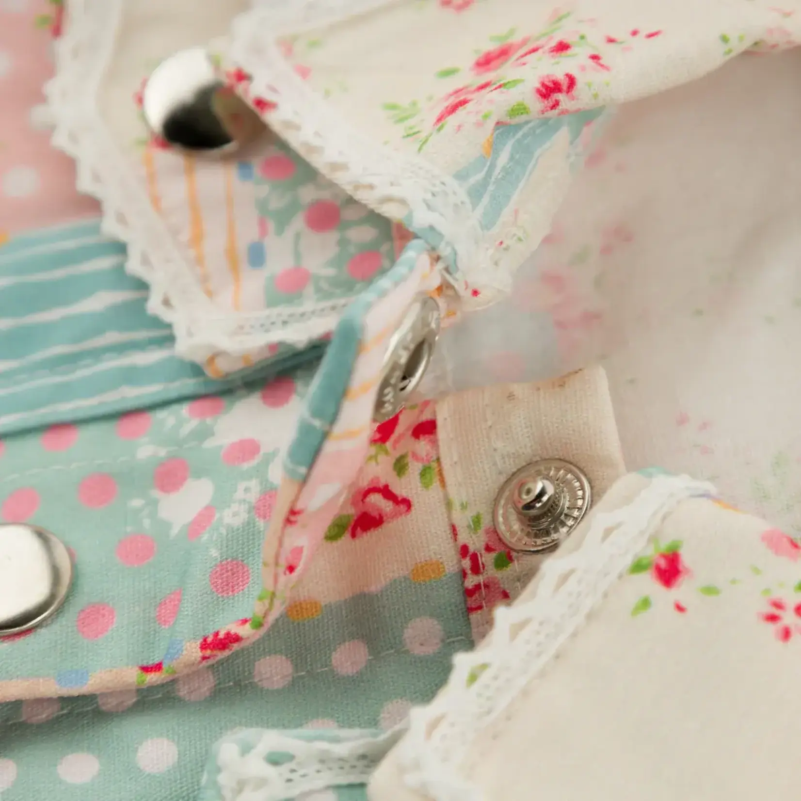 Oh Baby! Oh Baby Multiple Floral Patchwork Sabrina Ruffle Jacket