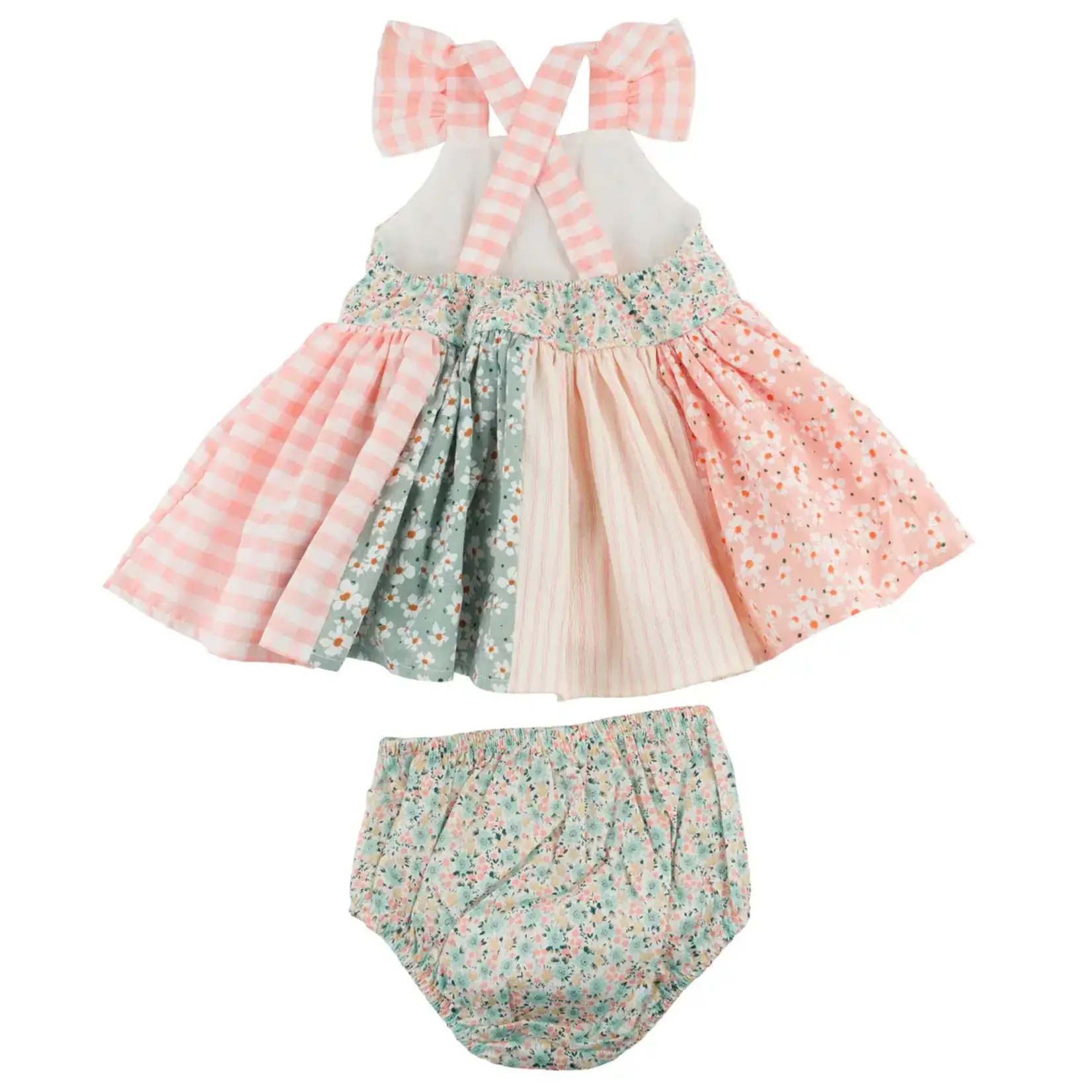 Oh Baby! Oh Baby Multiple Print Charlotte Party Dress & Panty