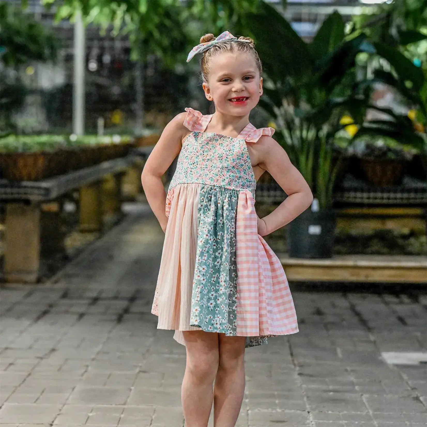 Oh Baby! Oh Baby Multiple Print Charlotte Party Dress & Panty