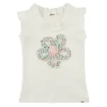 Oh Baby! Oh Baby Oyster Garden Party Ruffle Flower Rebekah Tank