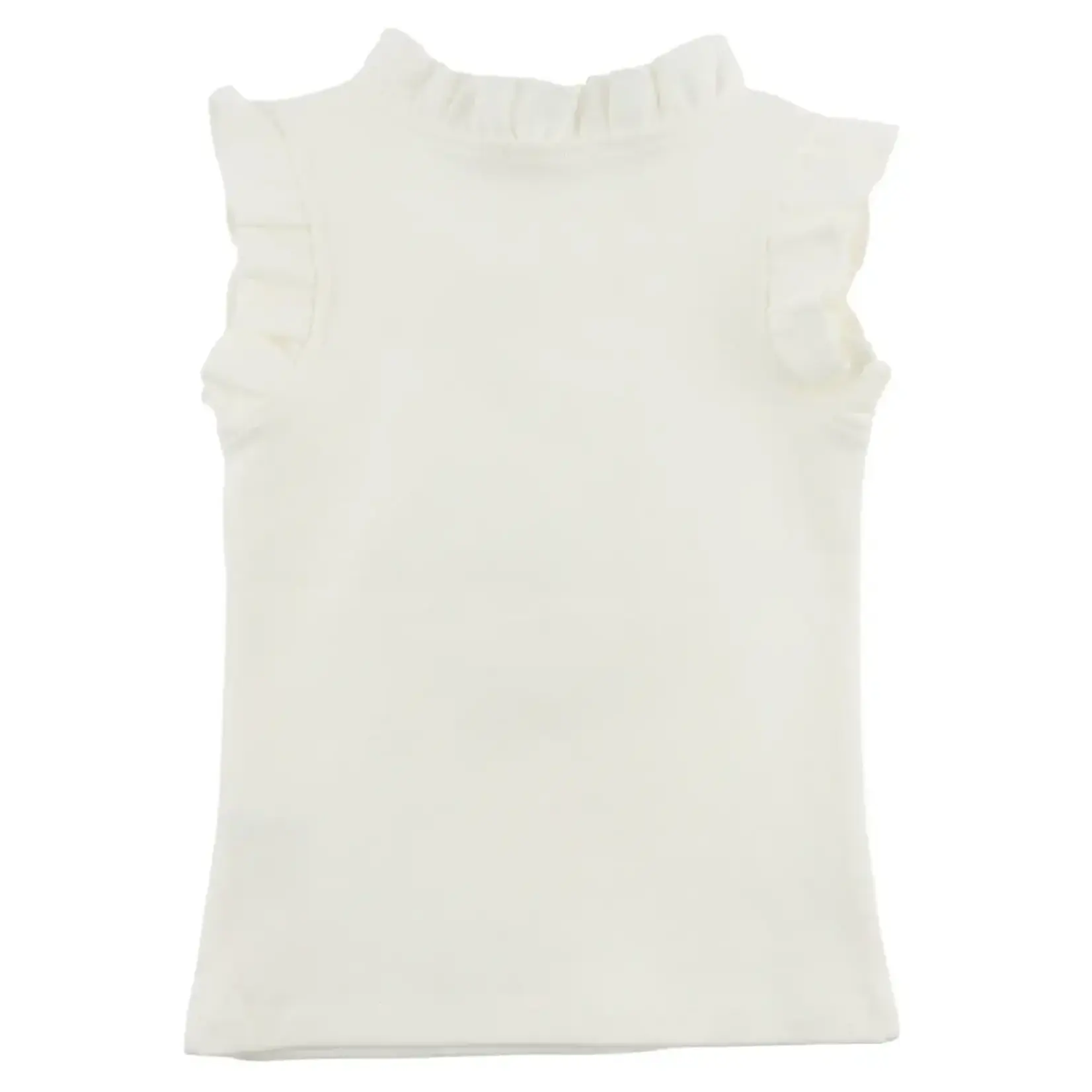 Oh Baby! Oh Baby Oyster Garden Party Ruffle Flower Rebekah Tank