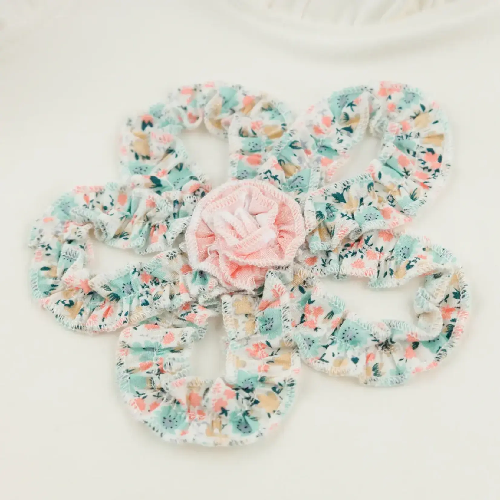 Oh Baby! Oh Baby Oyster Garden Party Ruffle Flower Rebekah Tank