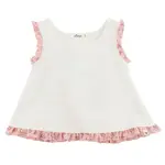 Oh Baby! Oh Baby Oyster Dahlia Ruffle Gracie Split Back Tank