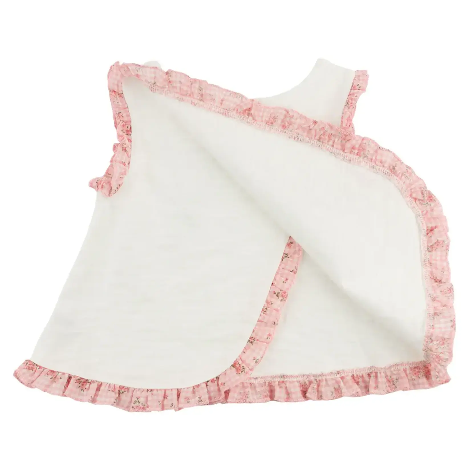 Oh Baby! Oh Baby Oyster Dahlia Ruffle Gracie Split Back Tank