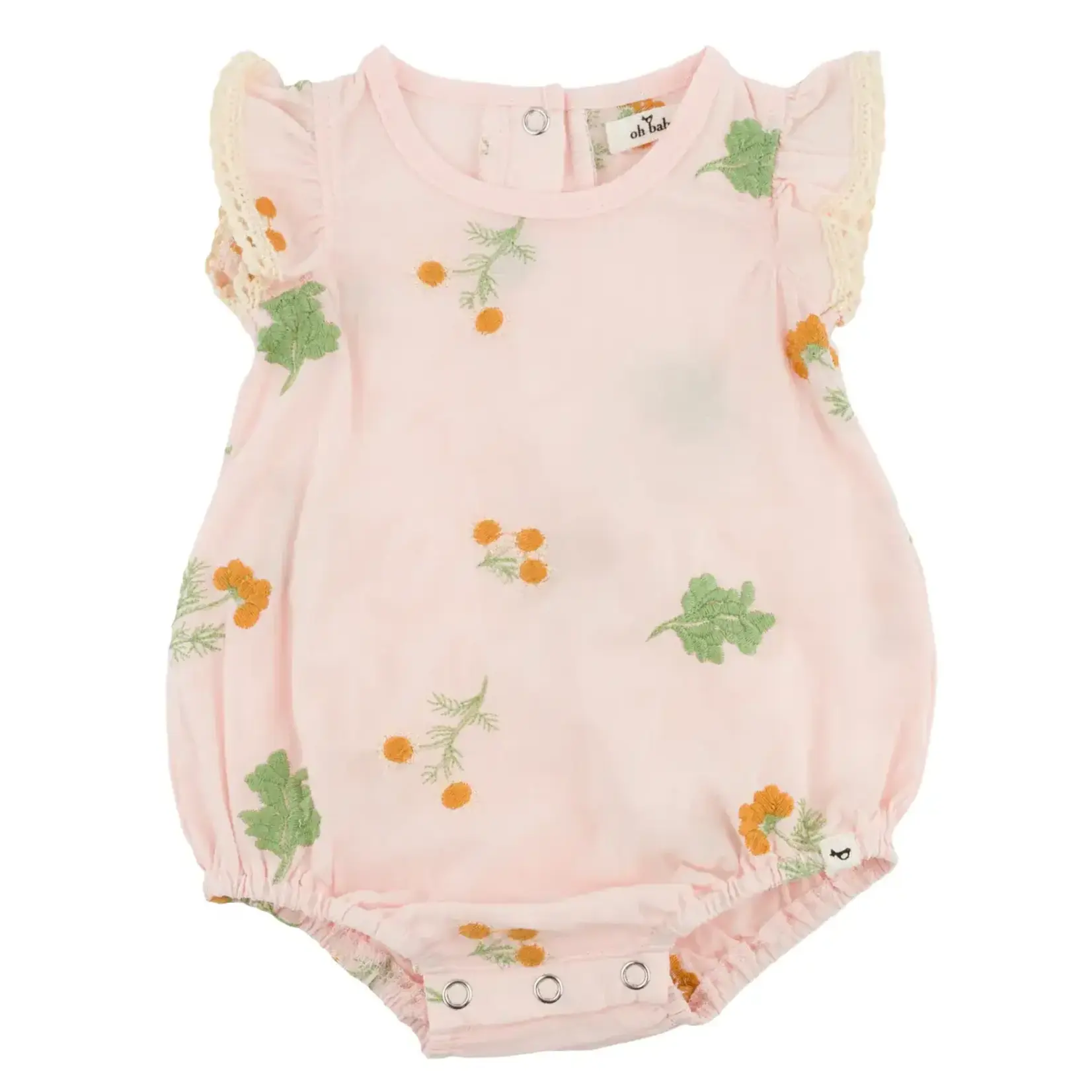 Oh Baby! Oh Baby Pale Pink Sunflower Bloom Flutter Bubble