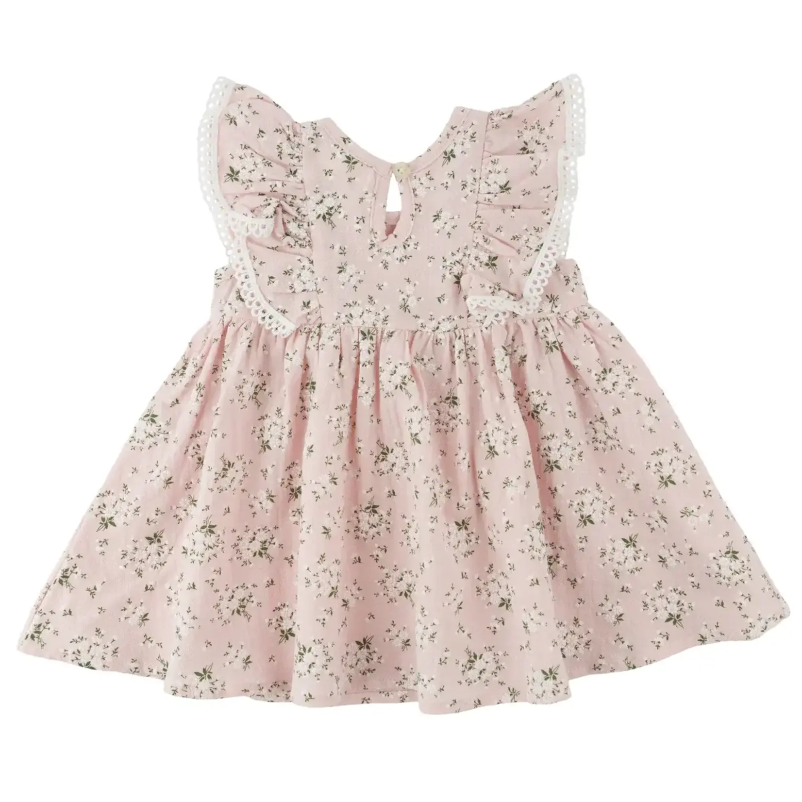 Oh Baby! Oh Baby Pale Pink Apple Blossom Minnie Dress