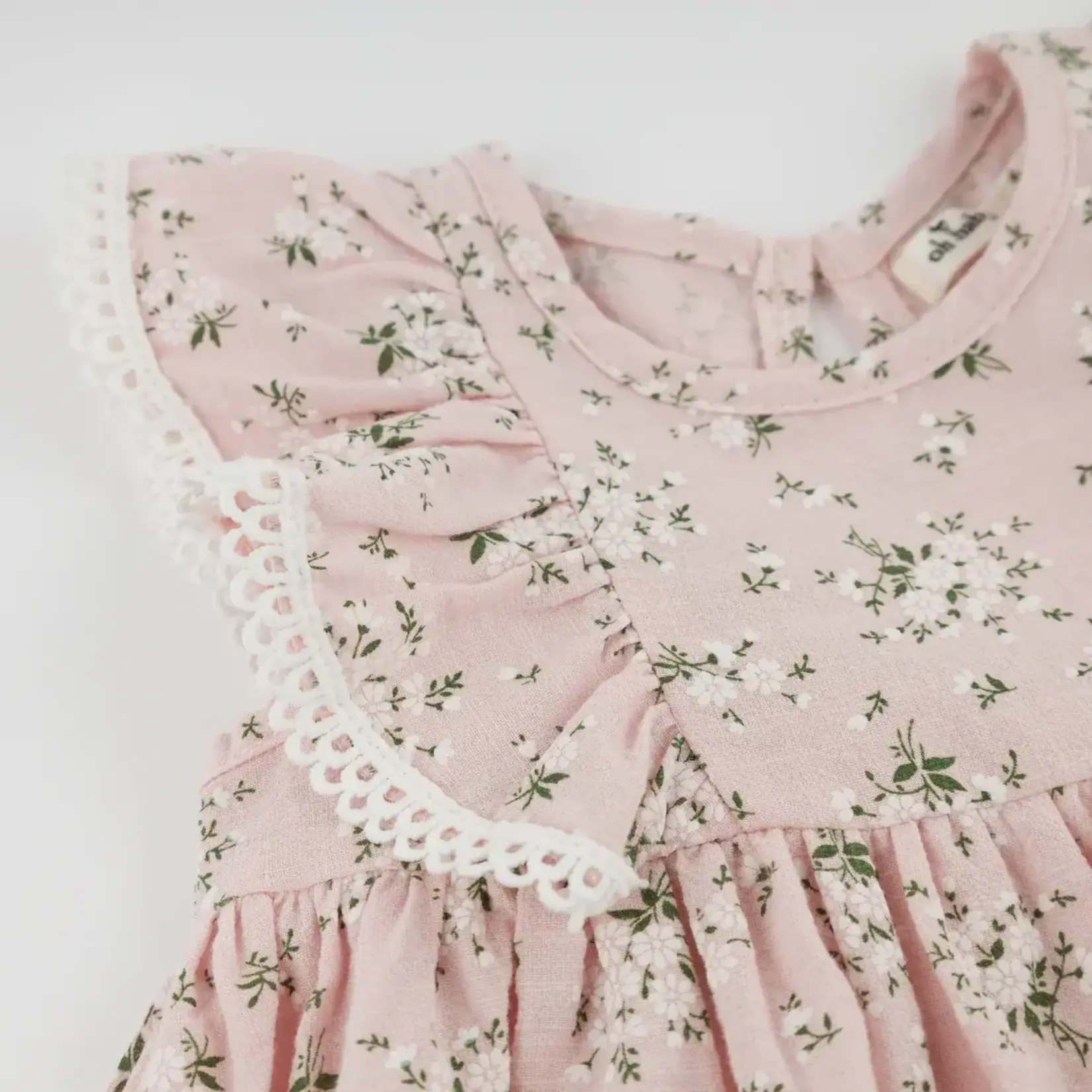 Oh Baby! Oh Baby Pale Pink Apple Blossom Minnie Dress