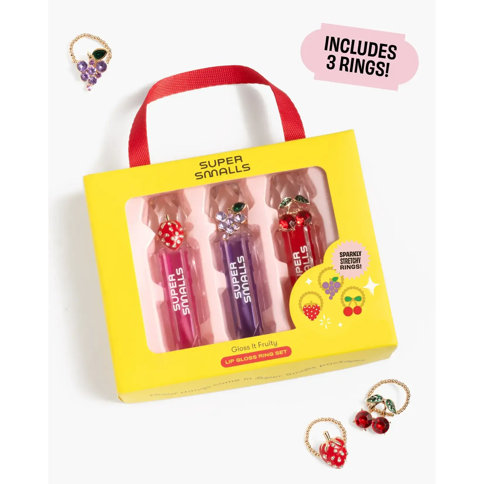 Super Smalls Super Smalls Gloss It Fruity Lip Gloss Ring Set