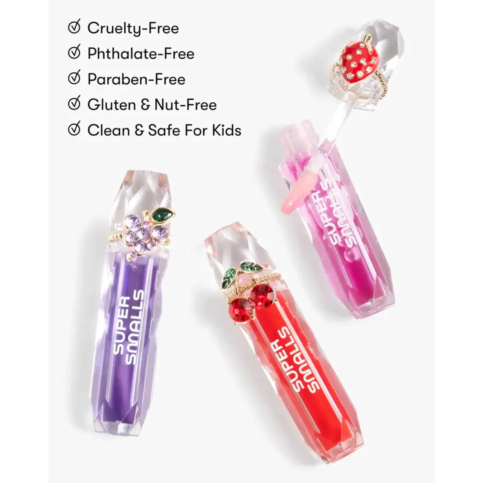 Super Smalls Super Smalls Gloss It Fruity Lip Gloss Ring Set