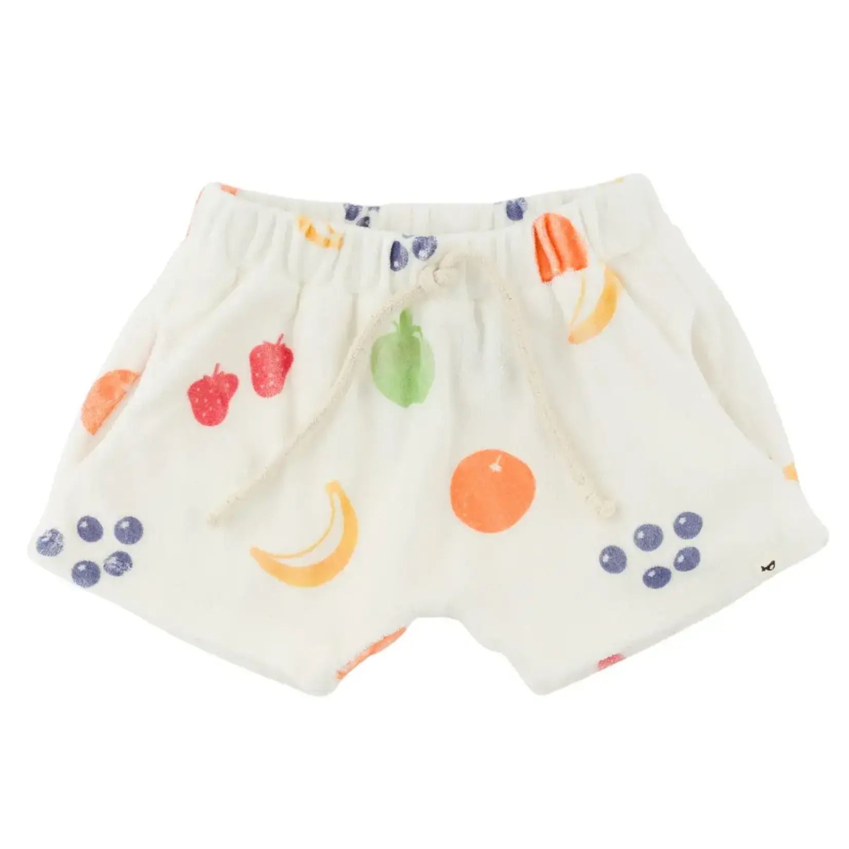 Oh Baby! Oh Baby Oyster Snack Time AOP Terry Short