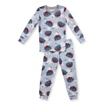 Esme Esme Monster Truck Boys L/S Pajama Set