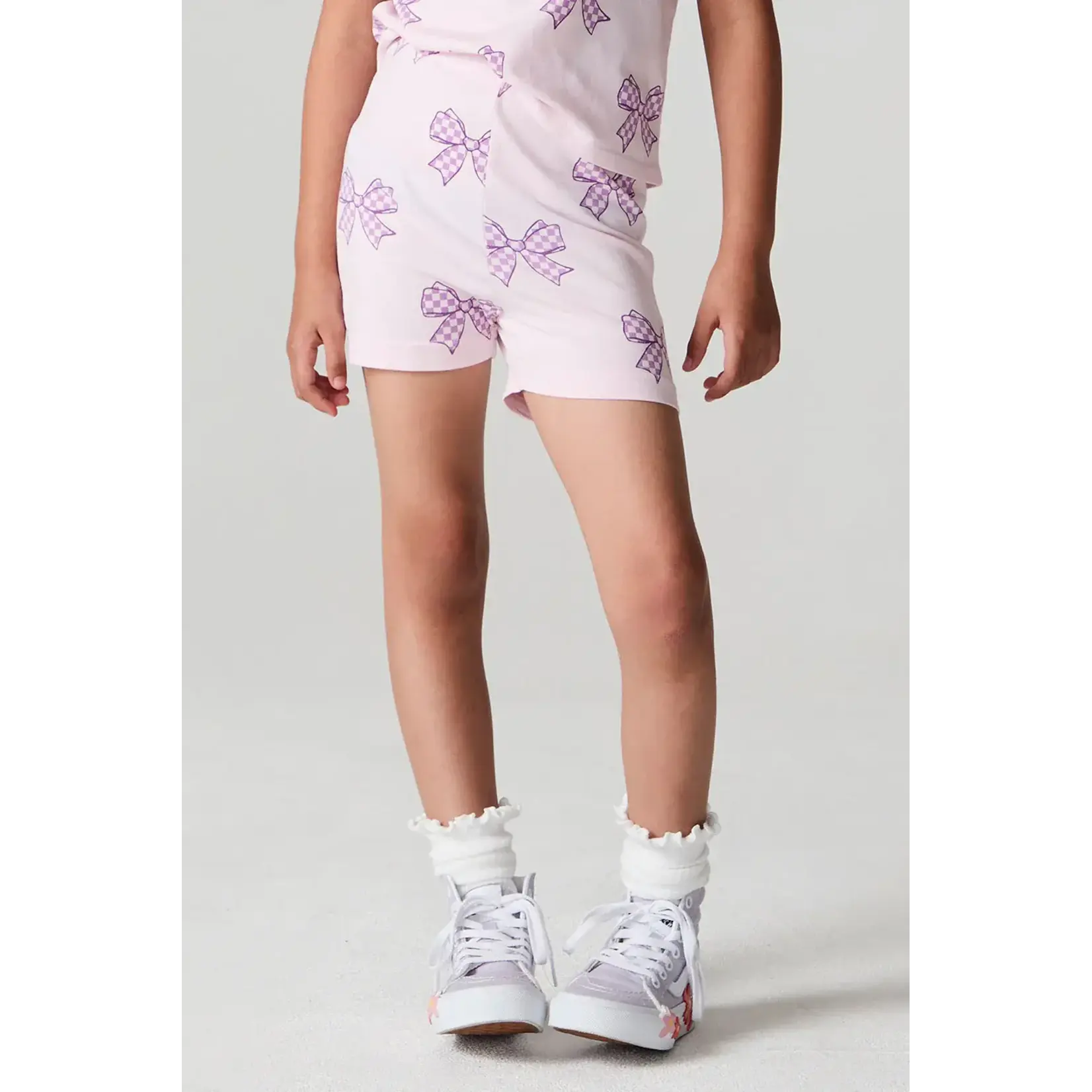 Chaser Chaser Cotton Candy Check Bow Short