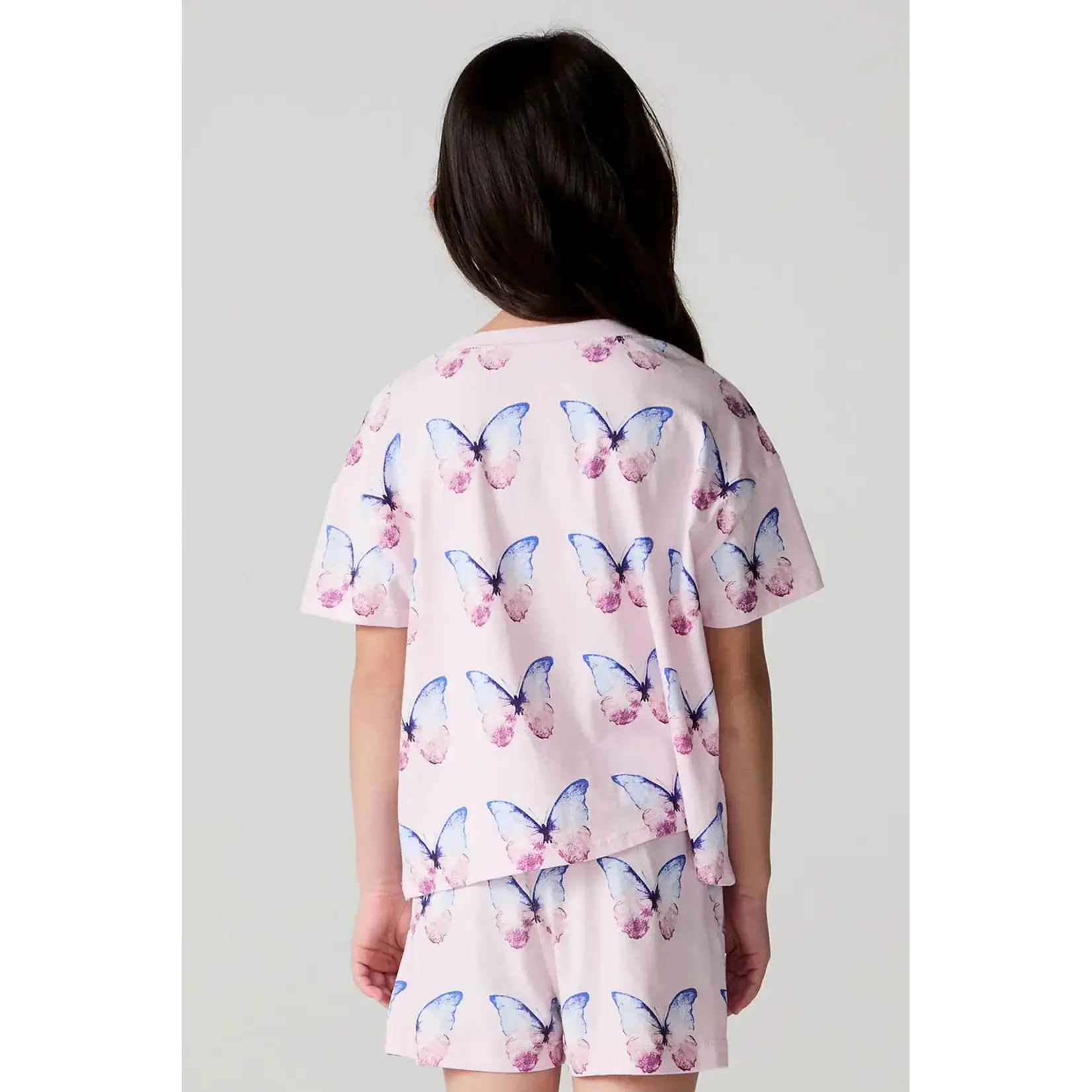 Chaser Chaser Begonia Flutter Butterfly S/S Top