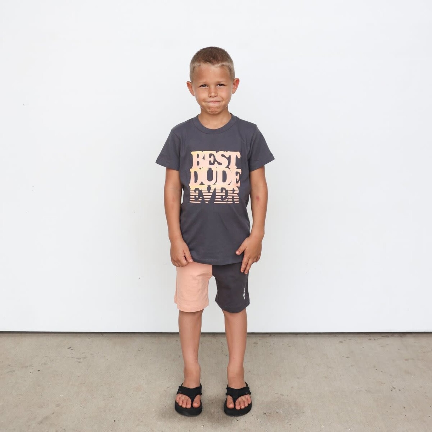 Tiny Whales Tiny Whales Vintage Black Best Dude Ever S/S T-Shirt