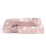 Little Giraffe Little Giraffe Luxe Heart Army Receiving Baby Blanket