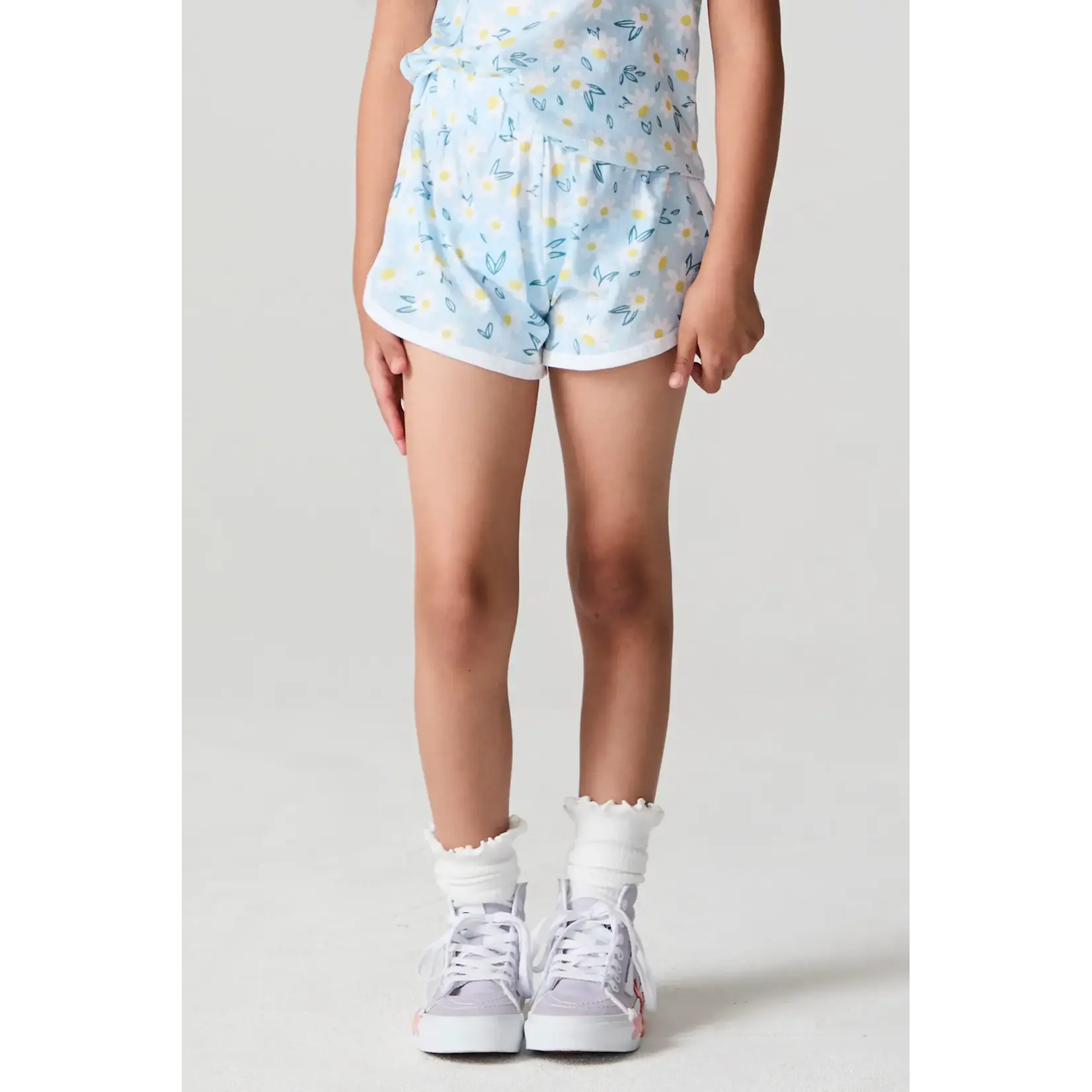 Chaser Chaser Blue Ditsy Daisies Short