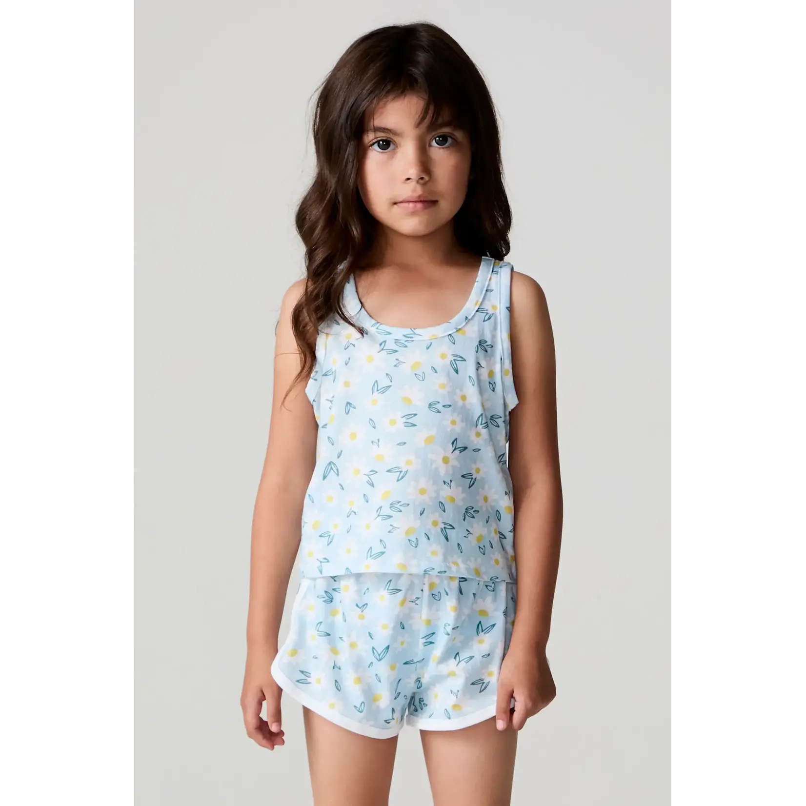 Chaser Chaser Blue Ditsy Daisies Short
