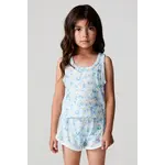 Chaser Chaser Blue Ditsy Daisies Top