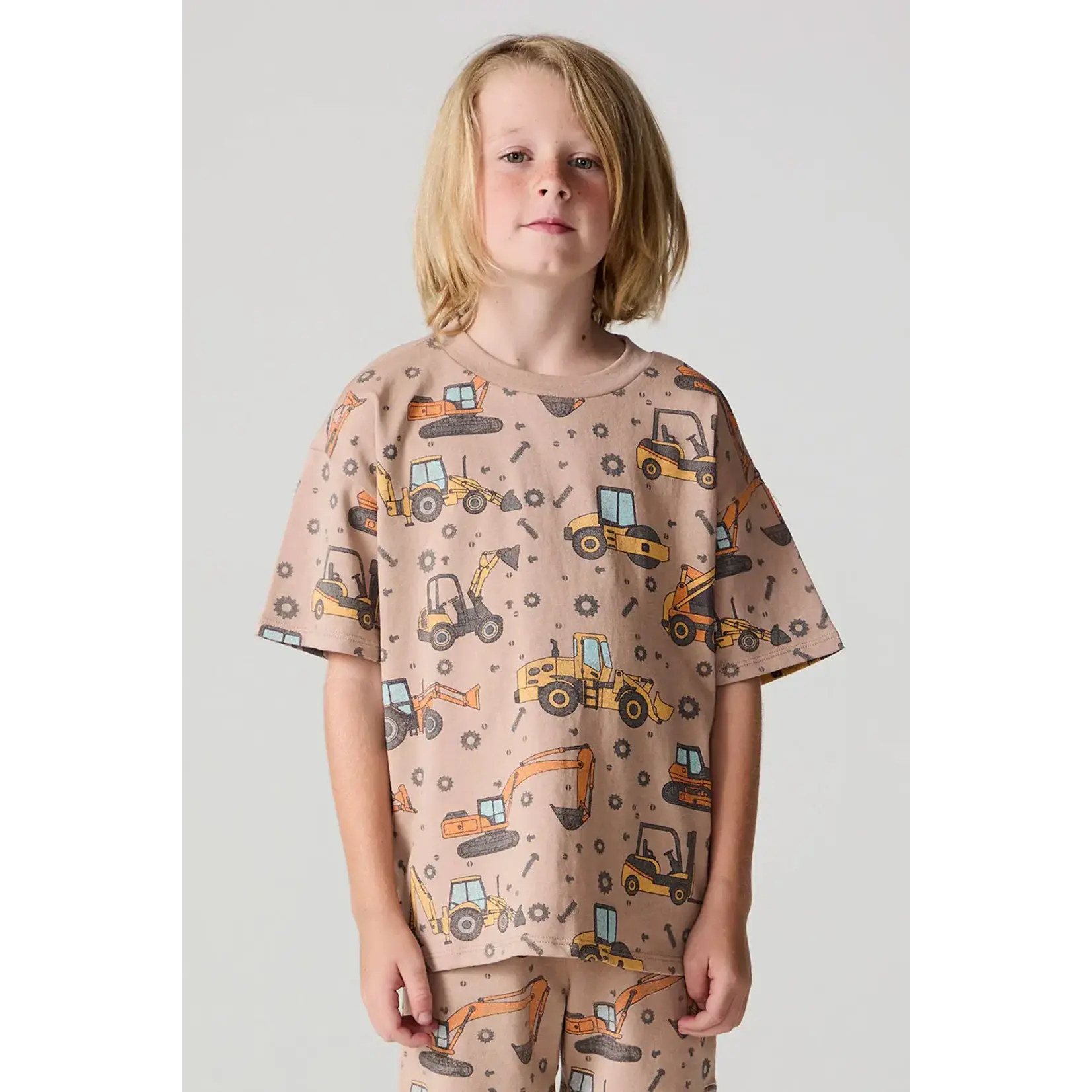 Chaser Chaser Brown Construction Days Top