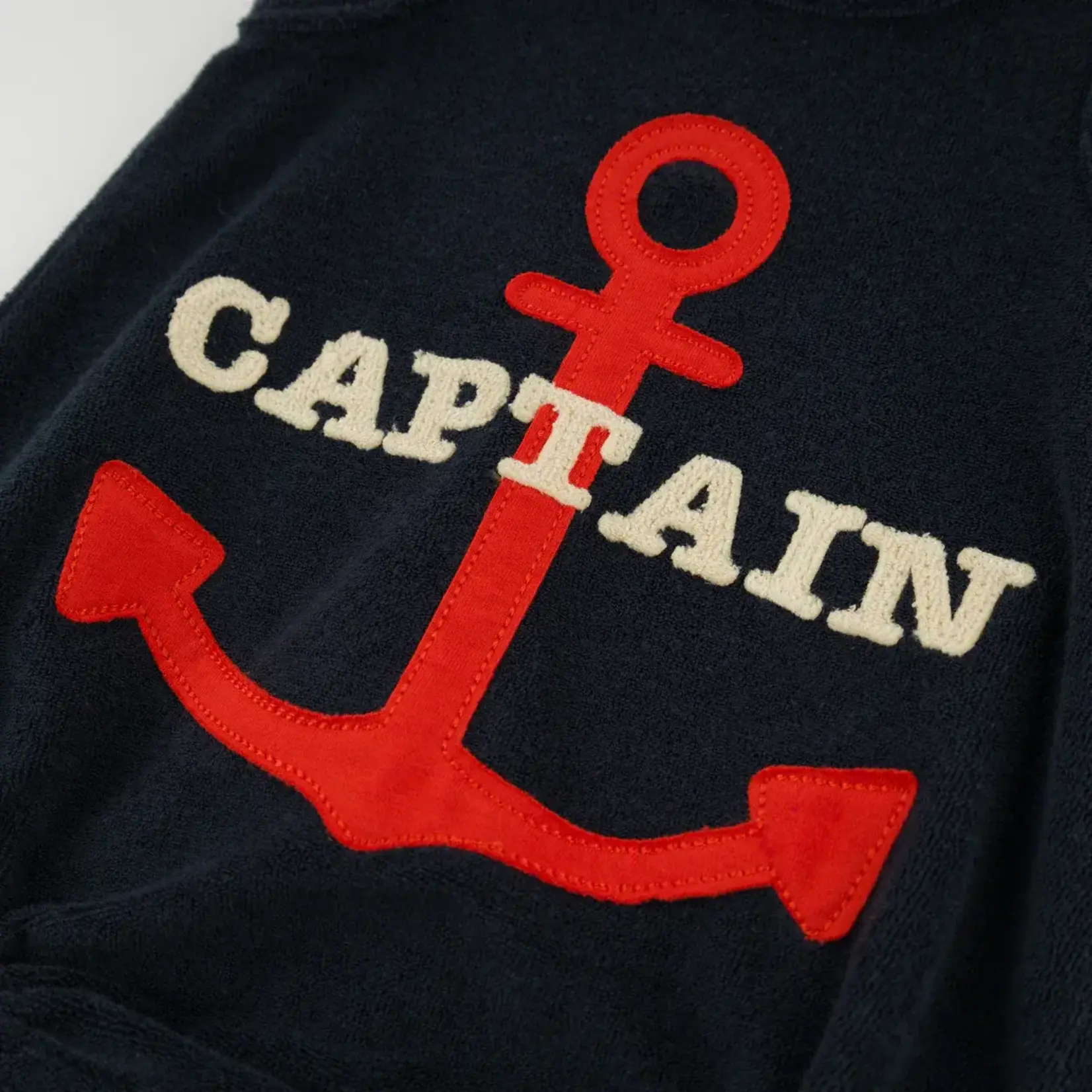 Oh Baby! Oh baby Navy Captain With Anchor Applique Bubble