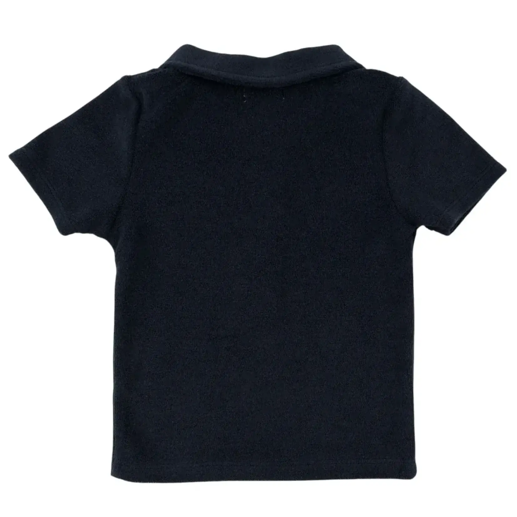 Oh Baby! Oh Baby Navy Captain W/ Anchor Embroidery Spencer Polo