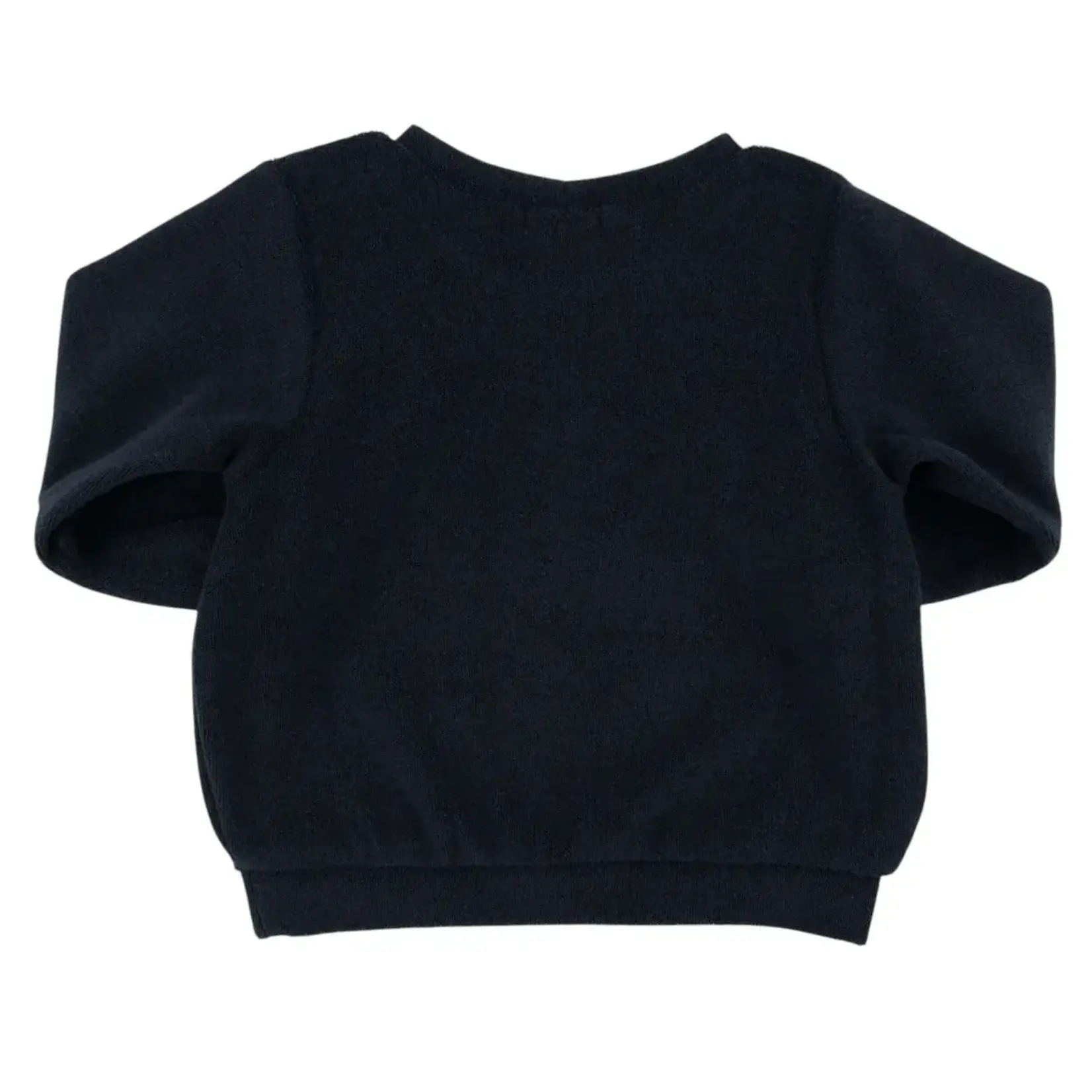 Oh Baby! Oh Baby Navy Captain W/ Anchor Brooklyn Boxy Sweatshirt