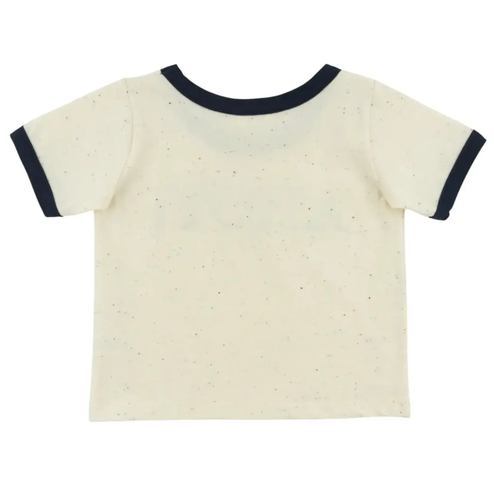 Oh Baby! Oh Baby Natural AHOY Applique Confetti Billie Ringer Tee