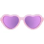 Babiators Babiators Frosted Pink Heart Purple Polarized Mirrored Lenses Sunglasses