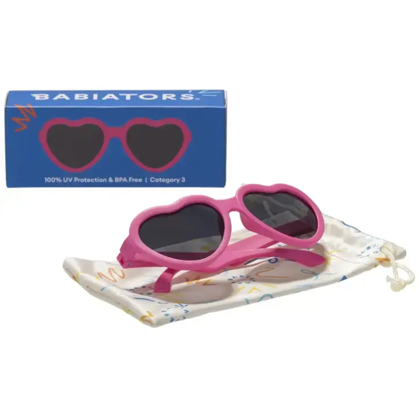 Babiators Babiators Paparazzi Pink Heart Sunglasses