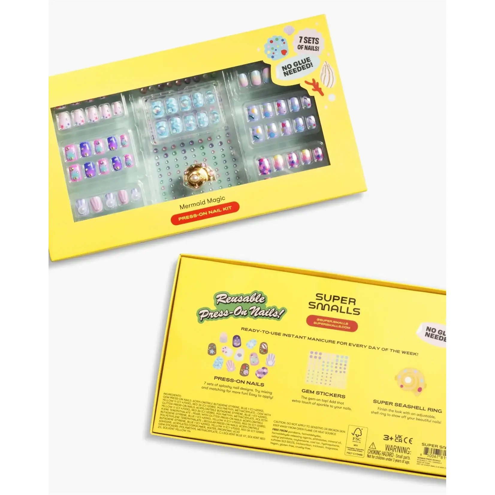 Super Smalls Super Smalls Mermaid Press On Nails