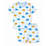 Esme Esme Blue Goldfish Boys S/S Top & Shorts Pajama Set