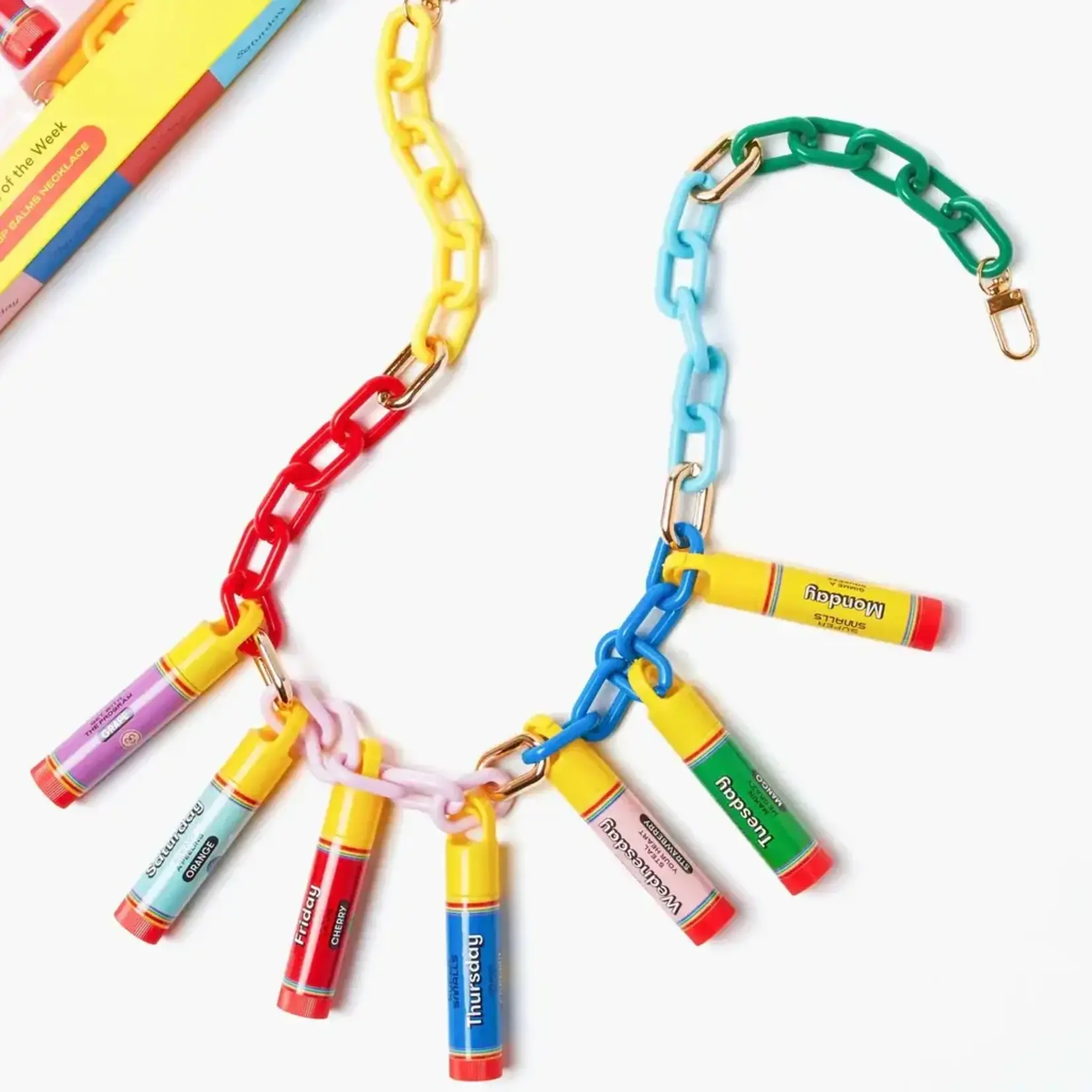 Super Smalls Super Smalls Days Of The Week Lip Balm Necklace