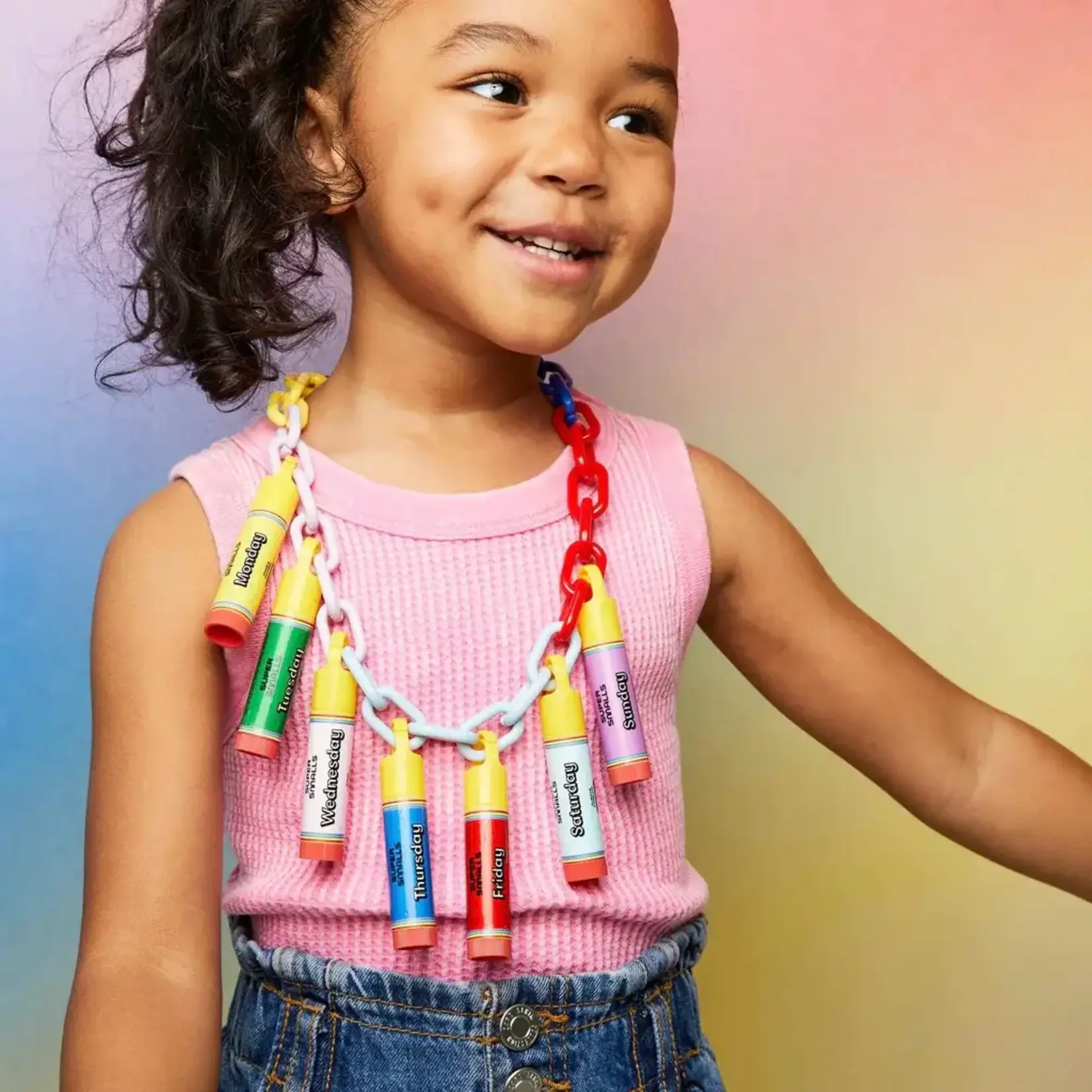 Super Smalls Super Smalls Days Of The Week Lip Balm Necklace
