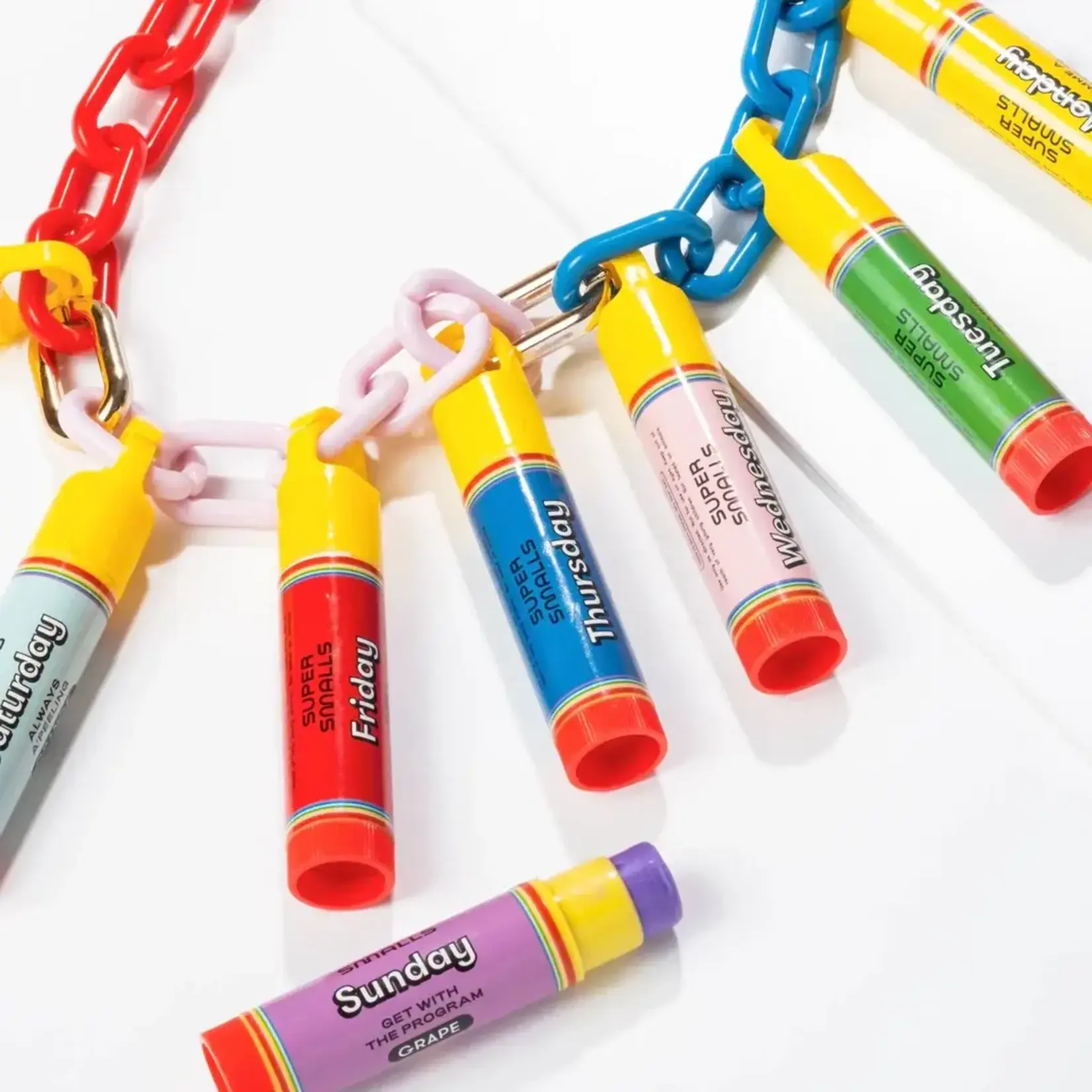 Super Smalls Super Smalls Days Of The Week Lip Balm Necklace